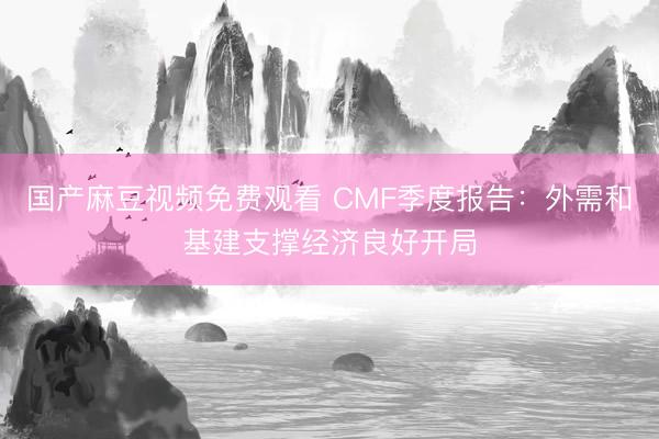 国产麻豆视频免费观看 CMF季度报告：外需和基建支撑经济良好开局